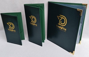 Thư mục hóa đơn sách hoàn toàn mới thực đơn bìa nhà hàng - Product Image 3