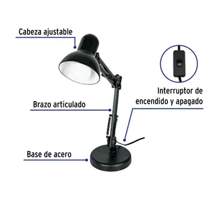Lampada da scrivania Master con braccio oscillante 8 unità - Product Image 2