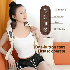 Masajeador de espalda superventas para aliviar el dolor, masajeador de cuello y hombros Shiatsu 3D de alta calidad con gran descuento - Product Image 3