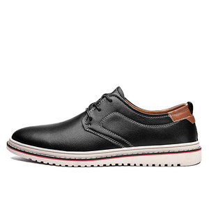 Custom Men's Genuine Leather Formal Loafers Closed Flat Slip-On <b>Comfortable</b> Lining Wedding <b>Shoes</b> Spring Summer Autumn Winter - Product Image 4