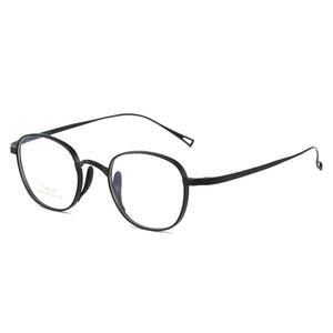 深セン工場製の厚縁純チタン製プリント柄メガネ、中国製在庫眼鏡 - Product Image 6