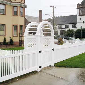 Protector de Postes de Valla de PVC para Jardín con Diseño Ecológico Resistente a la Putrefacción y Tapas de Poste de Madera Tratada a Presión - Product Image 5