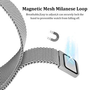 <span class=keywords><strong>Bracelet</strong></span> magnétique en métal fin de haute qualité pour Apple IWatch 10 9 8 SE, <span class=keywords><strong>bracelet</strong></span> de remplacement léopard - Product Image 6