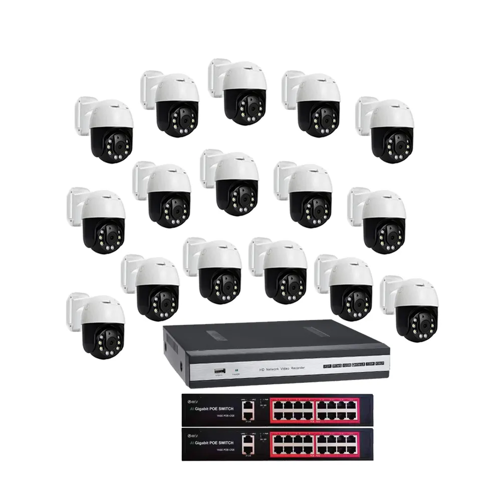 SZGOING 32 24 16 4 6 8 10 12 48 64 ch 채널 surverllance complete 5MP 8MP 4K poe 보안 카메라 cctv 시스템 제조업체