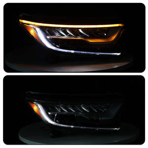 Para <span class=keywords><strong>Honda</strong></span> <span class=keywords><strong>CRV</strong></span> 2017-2021 <span class=keywords><strong>Touring</strong></span>, faros delanteros LED completos, montaje de faros delanteros, negro, claro, izquierdo + derecho, par 33150TLAA11 - Product Image 3