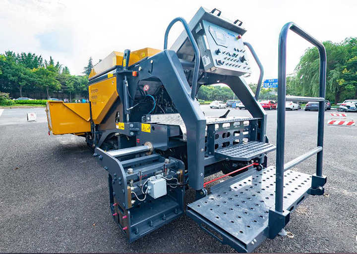 RP355 Asphalt Concrete Pavers Mini Paver with Hydraulic Flexible Screed ...