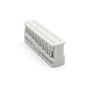 Regla de Medición de Conductos Radiculares Andent de 30 mm, Blanca, Soporte para Colocación de Limas K y H para Terapia Oral - Product Image 3