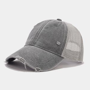 Casquette de baseball en coton lavé, style sportif, couture en maille, nouvelle arrivée estivale, pour hommes et femmes, protection solaire en plein air, casquette de camionneur - Product Image 3