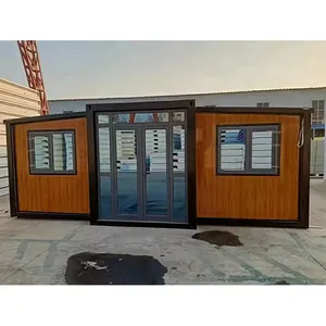 Versand vorgefertigte mobile Containerhäuser 20 Fuß Luxushaus Strand chinesische Fertighäuser moderne Villa