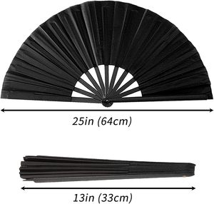 Custom 33cm Personalized Large Colorful Plastic Folding Hand <b>Fan</b> Kung Fu <b>Rave</b> Clack <b>Fans</b> for Men/Women Festival Dance Gifts - Product Image 5