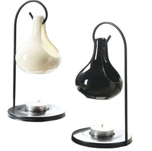 Horno de aromaterapia de cerámica con gancho y Marco de hierro, taza de sopa de bruja para exportación y comercio exterior, modelado de porcelana y aceite esencial <span class=keywords><strong>furna</strong></span> - Product Image 5