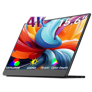 צג נייד מתקפל בגודל 15.6 אינץ' מסוג IPS <span class=keywords><strong>4K</strong></span> 60Hz עם מסך מגע HDR, חיבור Type C, תאורת LED אחורית וזמן תגובה של 4ms, OEM/ODM - Product Image 4