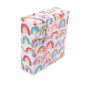 กระดาษห่อของขวัญพิมพ์ลายสีรุ้งสำหรับวันเกิด43*300ซม. ดีไซน์ใหม่ - Product Image 1