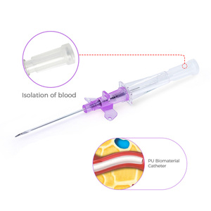 KDL <strong>I.V</strong>. Color-Coded Butterfly Veterinary IV <strong>Catheter</strong> Needle Injection Port and Wing <strong>Cannula</strong> - Product Image 2