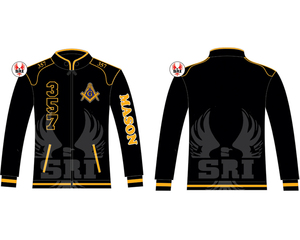 Chaqueta Masónica de Maestro Masón, Chaqueta de Carreras Personalizada |   Chaqueta de Carreras con Logotipo Bordado Personalizado de la Francmasonería para Hombre - Product Image 6