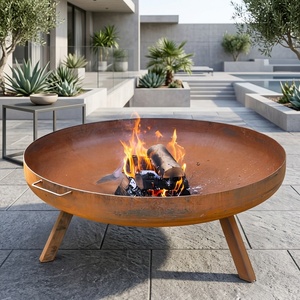 Bol à <span class=keywords><strong>feu</strong></span> et à eau en acier au carbone sur mesure, foyer multifonctionnel pour <span class=keywords><strong>jardin</strong></span> extérieur, barbecue, camping - Product Image 6