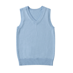 Moda Estiva: Maglione Senza Maniche da Donna, Slim Fit con Scollo a V, Design a Gilet per Primavera e Autunno - Product Image 2