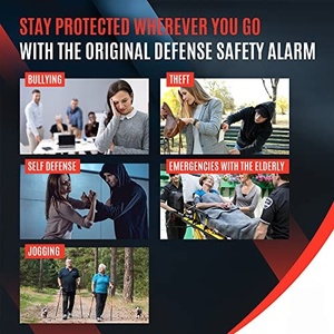 Alarma Personal al por Mayor, Sirena de 130dB, Llavero con Alarma Recargable por USB, Alarma de Autodefensa para Mujeres - Product Image 4