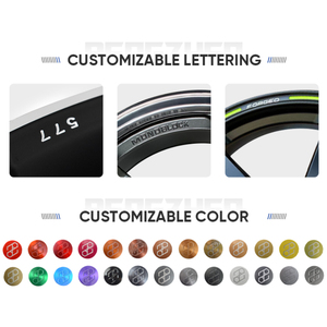 Jantes forgées Pengzhen <span class=keywords><strong>Sick</strong></span> Custom Deep Dish en alliage 6061-T6, finition argent brossé, entraxe 5x130, avec rebord échelonné, pour Porsche 911 - Product Image 6