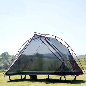 Carpa de Camping Reforzada Elevada de Doble Capa Impermeable para 4 Estaciones, Portátil y Plegable - Product Image 3