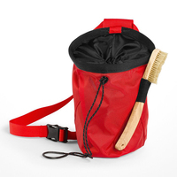 ÉCHANTILLON GRATUIT De Haute Qualité Nouvelle Conception Craie Bloc Seau Sac de Support Réglable Ceinture Brosse Fente Sac de Craie D'escalade