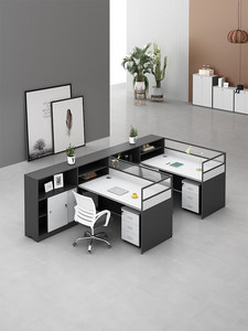 Cloisons <span class=keywords><strong>de</strong></span> bureau en panneaux <span class=keywords><strong>de</strong></span> bois pour bureaux <span class=keywords><strong>de</strong></span> personnel et <span class=keywords><strong>de</strong></span> finance, postes <span class=keywords><strong>de</strong></span> travail individuels pour 46 employés, et ensembles bureau-chaise pour deux personnes - Product Image 4