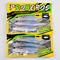 Leurre de pêche artificiel souple en plastique 14,5 cm 33,3 g sans plomb, inversé, sans hameçons pour la pêche en mer et en bateau