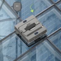 Robot de nettoyage de vitres électrique entièrement automatique pratique pour la maison et l'extérieur pour les hôtels