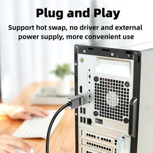 25cm 4K Type C vers <span class=keywords><strong>HDMI</strong></span> Adaptateur USB 3.1 USB-C <span class=keywords><strong>USBC</strong></span> vers <span class=keywords><strong>HDMI</strong></span> Convertisseur de câble mâle vers femelle Compatible pour ordinateur de bureau - Product Image 3
