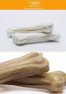 Suplemen sehat hewan peliharaan alami makanan ringan anjing mengunyah kulit ular padat - Product Image 4