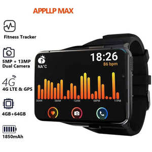 Smartwatch S999 con Cardiofrequenzimetro <span class=keywords><strong>e</strong></span> Fitness Tracker, Orologio 4G con Slot SIM <span class=keywords><strong>e</strong></span> Wi-Fi - Product Image 2