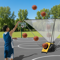 Nouvelle machine de tir de basket-ball Machine de passage de basket-ball Machine de service de rebondisseur automatique équipement d'entraînement de basket-ball