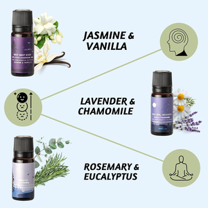 Huile de méditation aromathérapeutique <span class=keywords><strong>pour</strong></span> le sommeil, ensemble d'huiles essentielles relaxantes, lavande, menthe poivrée, jasmin, eucalyptus, orange <span class=keywords><strong>pour</strong></span> diffuseurs - Product Image 3