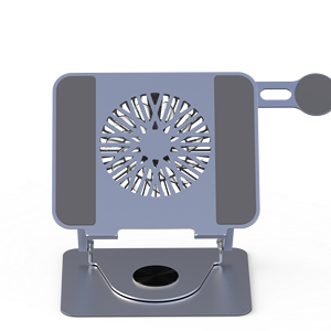 Great Roc 2025 Support pour ordinateur portable en métal le plus innovant avec <span class=keywords><strong>ventilateur</strong></span> magnétique amovible 360 <span class=keywords><strong>ventilateur</strong></span> de refroidissement réglable pour ordinateur portable <span class=keywords><strong>17</strong></span> <span class=keywords><strong>pouces</strong></span> - Product Image 1