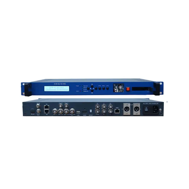 Digitale headend apparaat MPEG2 dvb-s2 4 ci slot 4 cam 4 smart card dvb-s2 HD IRD satellietontvanger