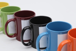 Tasses à café en porcelaine fine en gros, personnalisables avec logos sublimés pour cadeaux promotionnels d'entreprise en commande groupée - Product Image 3