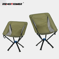 LOGO OEM Chaise de plage en aluminium léger Pique-nique Pêche Pliante Camping Lune Chaises pour randonnée en plein air
