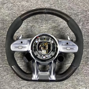 Volant en cuir personnalisé DOS pour Mercedes-Benz AMG Classe S W221, CLA C117 250 <span class=keywords><strong>200</strong></span>, C118 <span class=keywords><strong>CLK</strong></span> <span class=keywords><strong>W209</strong></span>, Classe A W177 A200, Classe V W447 C63 - Product Image 6