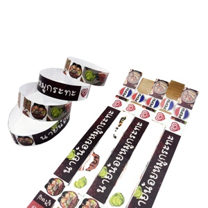 RFID Wristbands with NFC Function Custom Logo Printed Bracelet Waterproof Tyvek Paper Wristband for Event Party Supplies