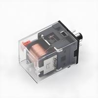 Relais miniature Omron MY4N AC100/110V 14 broches 4PDT 5A AC DC pour contrôle industriel en stock