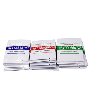 Poudre tampon pH Ph4.00 Ph6.86 Ph9.18 Solution en poudre 250 ml pour la calibration du pH-mètre - Product Image 1