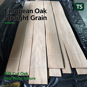 Placage de chêne européen à coupe fendue, placage de bois véritable à lignes droites pour meubles, armoires, décoration intérieure, chêne 0,25 mm - Product Image 3