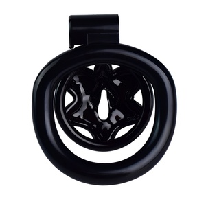 อุปกรณ์ล็อคความบริสุทธิ์ชาย สีดำ ยี่ห้อ FRRK พร้อมเข็มขัด สำหรับ BDSM บอนด์เดจ  ล็อคองคชาต อุปกรณ์ล็อคความบริสุทธิ์ชาย ของเล่นทางเพศสำหรับผู้ใหญ่ 18+ - Product Image 6