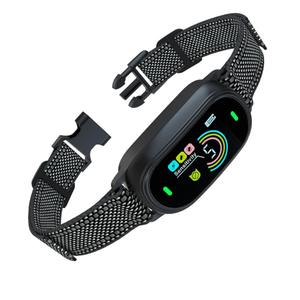 कुत्ते के प्रशिक्षण के लिए स्मार्ट एंटी-बार्क वाइब्रेशन कॉलर नए क्रॉस-बॉर्डर स्वचालित पालतू प्रशिक्षण उपकरण रंग स्क्रीन से बने प्लास्टिक के साथ - Product Image 1