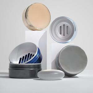 Cajas Redondas de Aluminio de Alta Gama, Personalizables, de 80ml a 150ml, Ideales para Productos como Jabón y Cera - Product Image 1