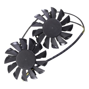 75 มม. PLD08010B12HH 12V 0.35A 4 พินพัดลมระบายความร้อนสำหรับ <span class=keywords><strong>GTX</strong></span> <span class=keywords><strong>660</strong></span> <span class=keywords><strong>GTX</strong></span> 670 <span class=keywords><strong>GTX</strong></span> 680 กราฟิกการ์ดคูลเลอร์พัดลม - Product Image 2