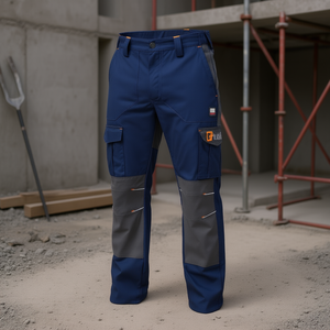 Pantalones de Trabajo Ttake Easy Azules 3XL, Construcción Duradera - Product Image 3