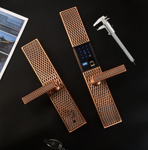 Antique Look Brass Lối Vào Cửa Thông Minh Khóa Vân Tay Kỹ Thuật Số Mật Khẩu Thẻ Đồng Giả Mạo Cổ Điển Đám Mây Cổ Điển Lưu Trữ Dữ Liệu - Product Image 5