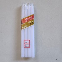 Bougie domestique en cire de paraffine, sans goutte, à combustion longue durée, pour la prière et les usages religieux, destinée aux marchés du Togo et du Bénin