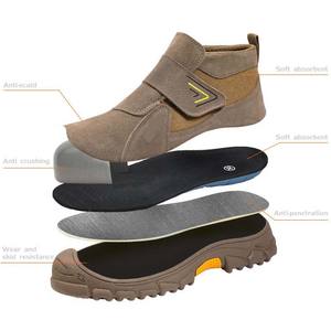 أحذية رجالية كاجوال لأعمال البناء مقدمة من الصلب مع حماية صناعية بشعار مخصص مانع للإنزلاق للسلامة في فصل الشتاء نعل إيفا - Product Image 2